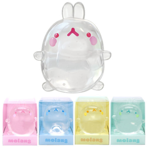 Molang Clear Mochi Squishy Figure Fidget Toy- Random Box - Luckyplanetusa