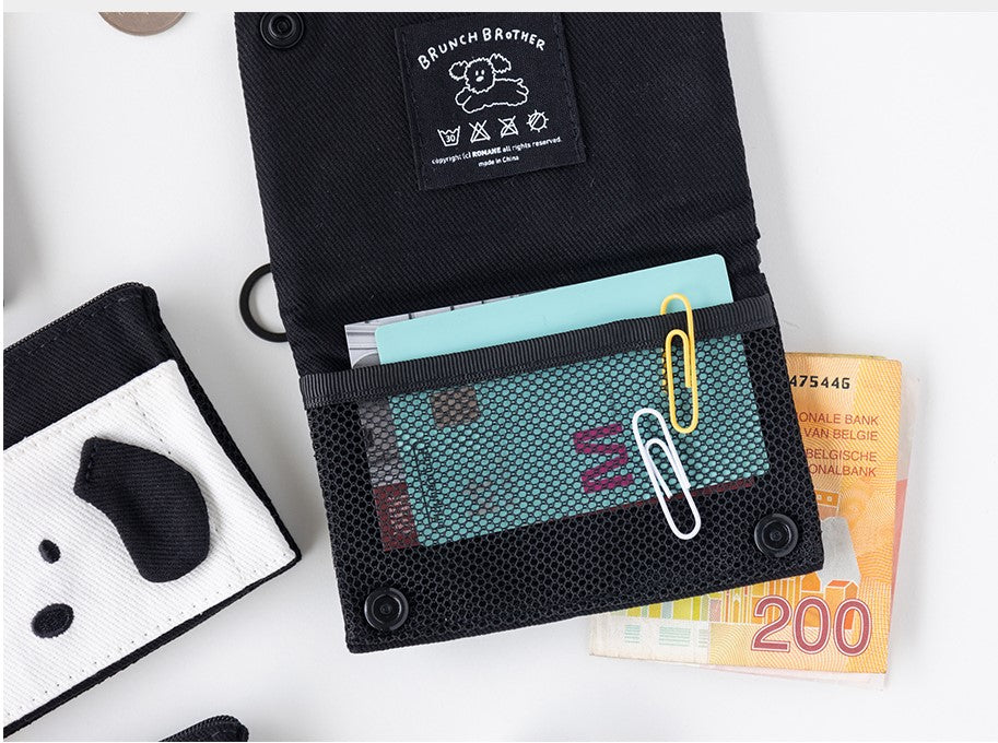 Brunch Brother Foldable Card Wallet coin Purse Pouch/Money Clip Pocket wallet