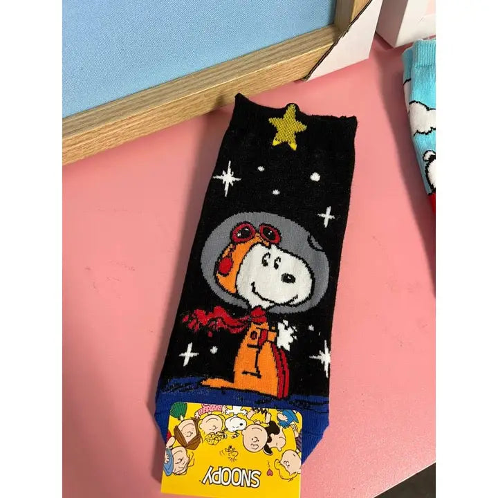 Peanuts Snoopy Charlie Brown ankle Socks/ Cotton Ultra Soft