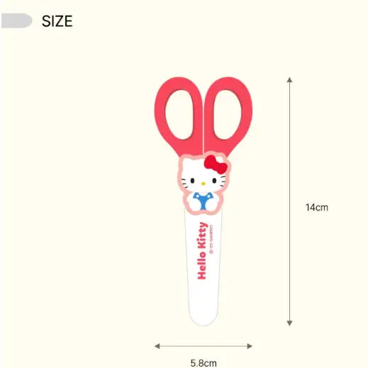 Hello Kitty Safety Scissors – With Protective Cap