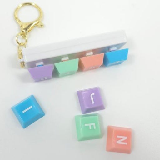 MBTI Keycap DIY Keychain – Customizable Keyboard Charm (Blind Box) - Luckyplanetusa