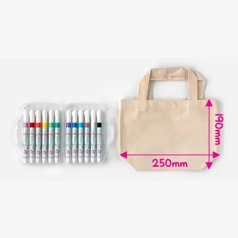 12 Acrylic pen + Mini Echo bag Set / DIY Set Kit