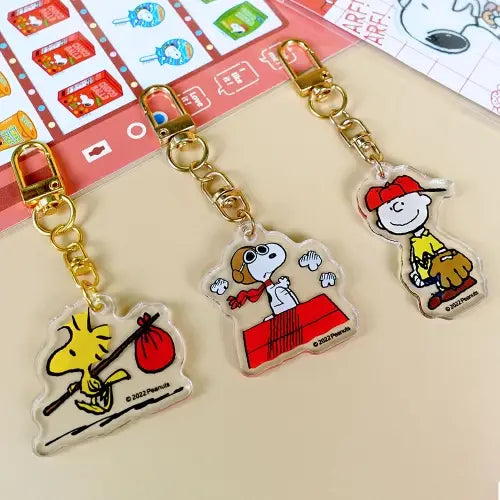 Peanuts Snoopy & Friends Random Key Chain Ring-Bag charm