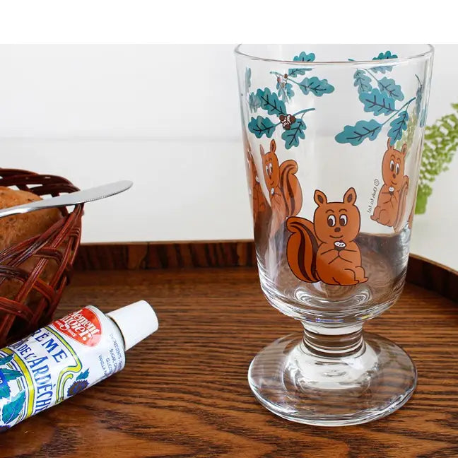 1537  Vintage Glass Cup- S 2Pcs Gift SET Drinkware - Luckyplanetusa