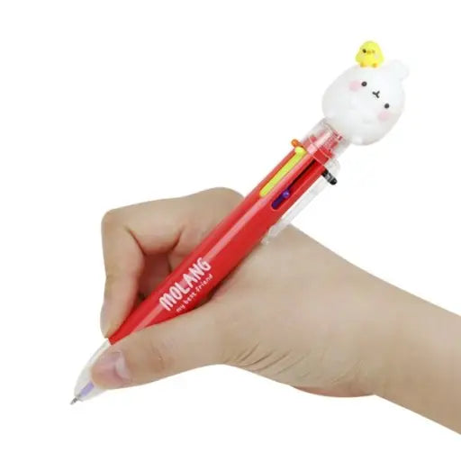 Molang 6-Color Figure Ballpoint Pen – Assorted Designs