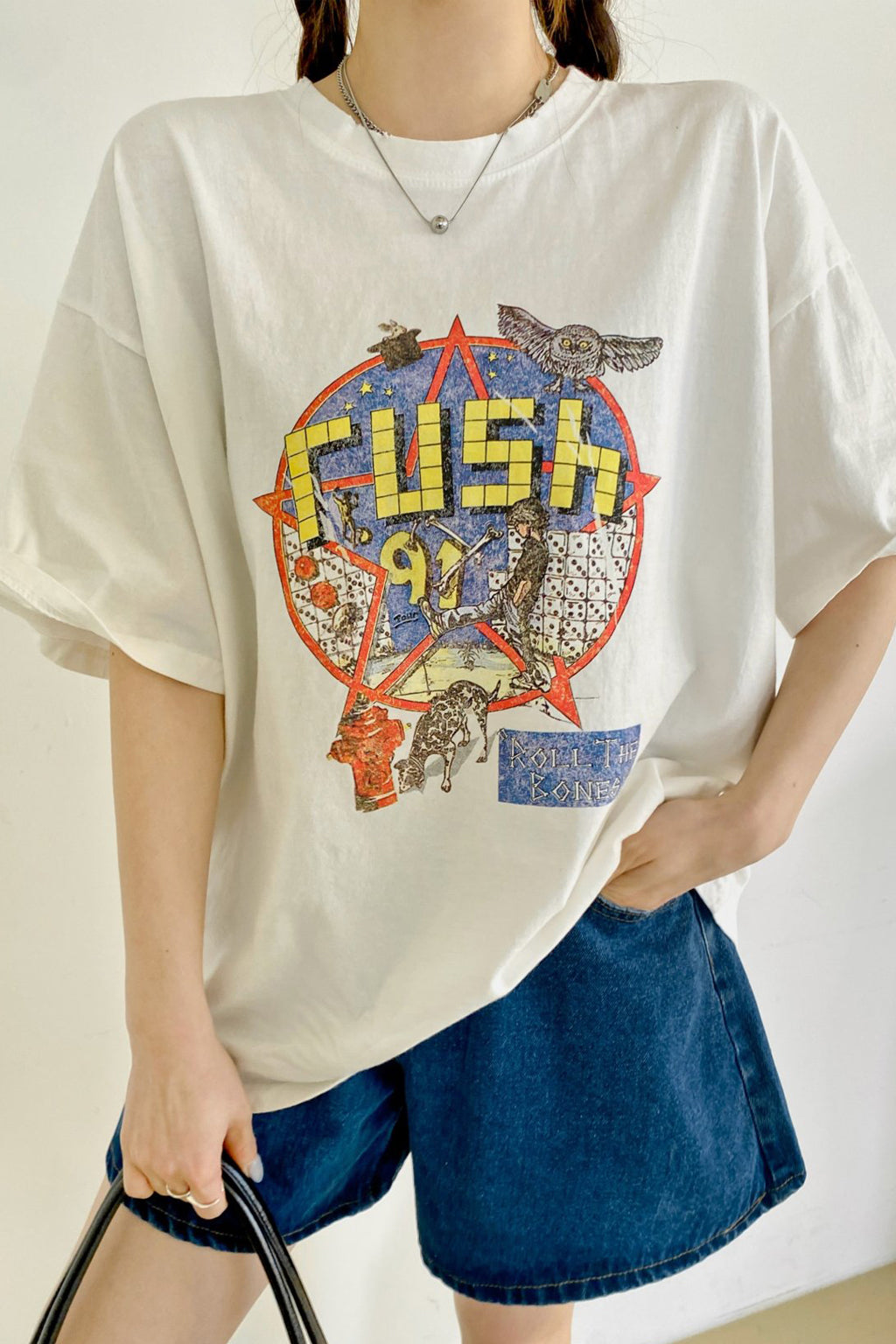 Vintage Rush 97 Distressed Graphic Tee - Luckyplanetusa