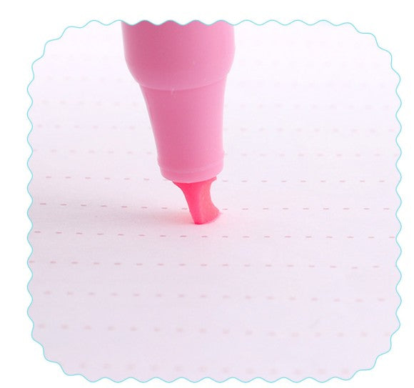 Sanrio Soft Touch Pastel Highlighter Set (4 Colors + Pouch) - Luckyplanetusa