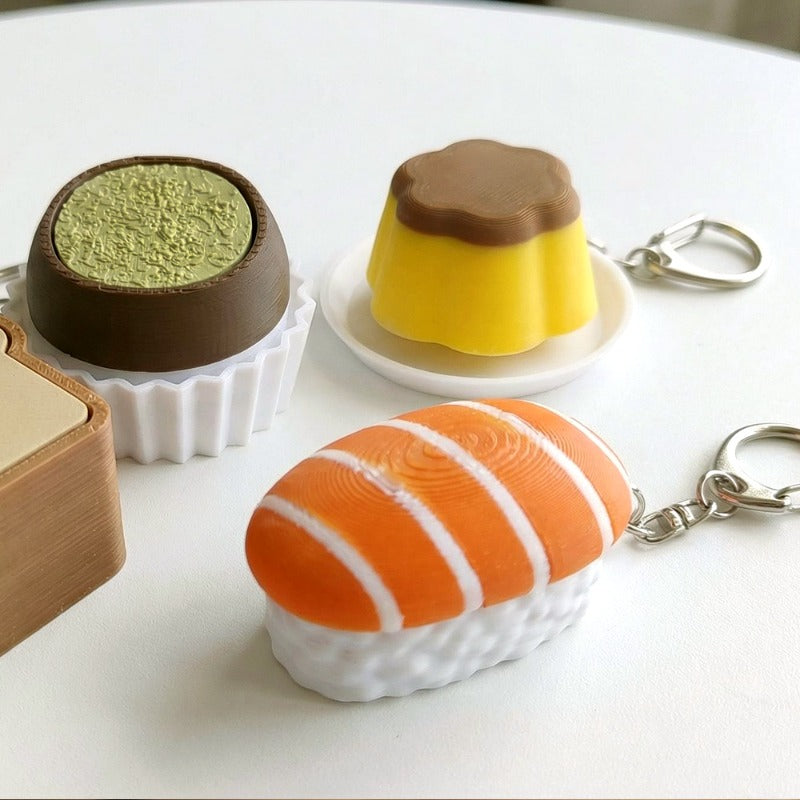 YumYum Dessert Clicker Keychain- Stress Relief Fidget Toy-Random