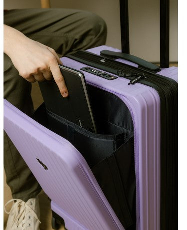Lucky Planet Lugage - Carry on 21" with cup holder, Stickers - Luckyplanetusa