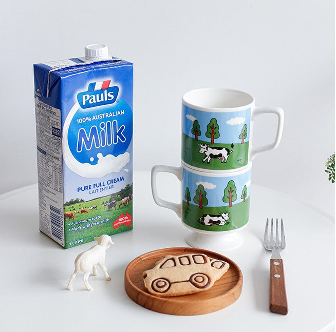 Home CAFE style Vintage Mugs Cup-Home Deco/Heel Mug Cup-Cow - Luckyplanetusa