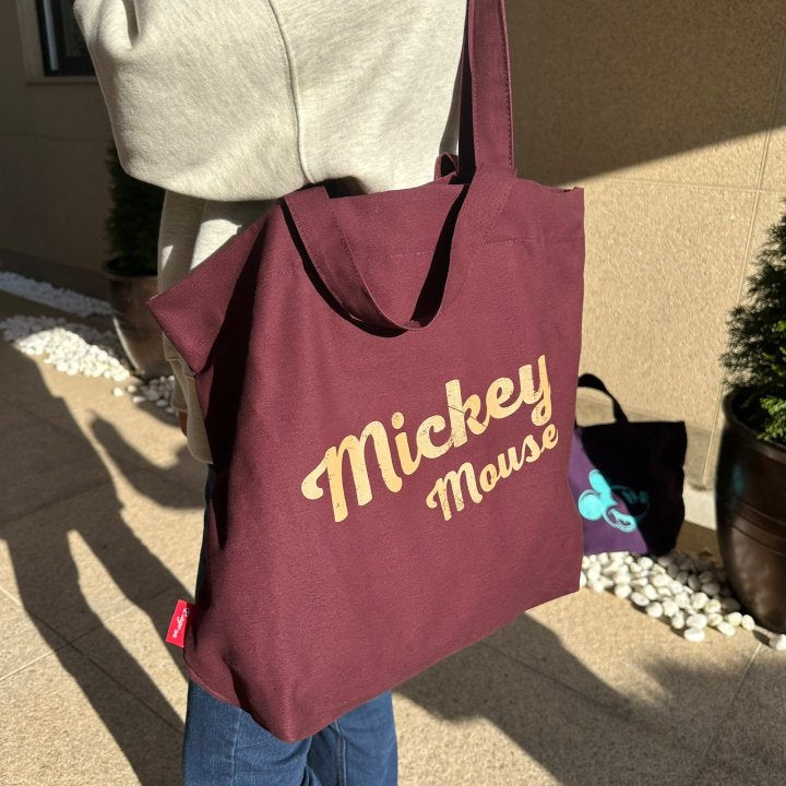Disney Mickey Canvas 2way Bags- Tote Bag, Shoulder Bag