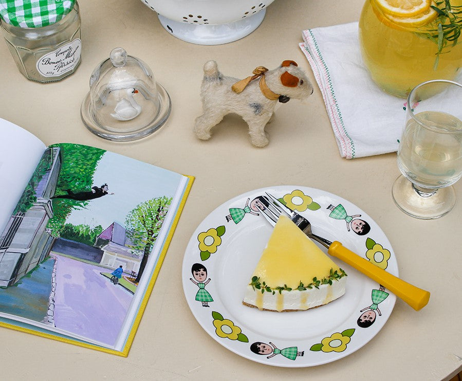 1537 Aurore Home Cafe Plates- Parisian Cafe Style-Dessert Plate M - Luckyplanetusa