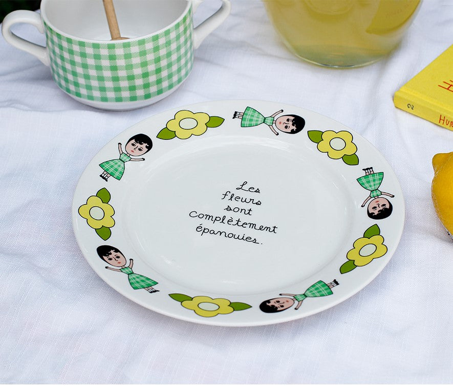 1537 Aurore Home Cafe Plates- Parisian Cafe Style-Dessert Plate M - Luckyplanetusa