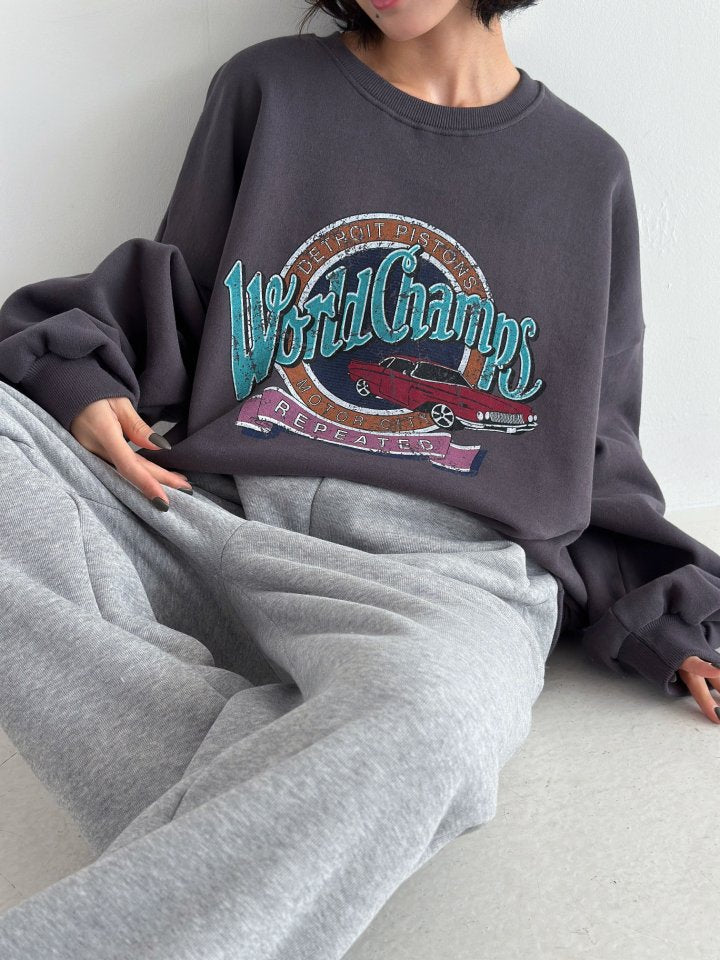 Vintage Car World Champs Fleece Sweatshirt