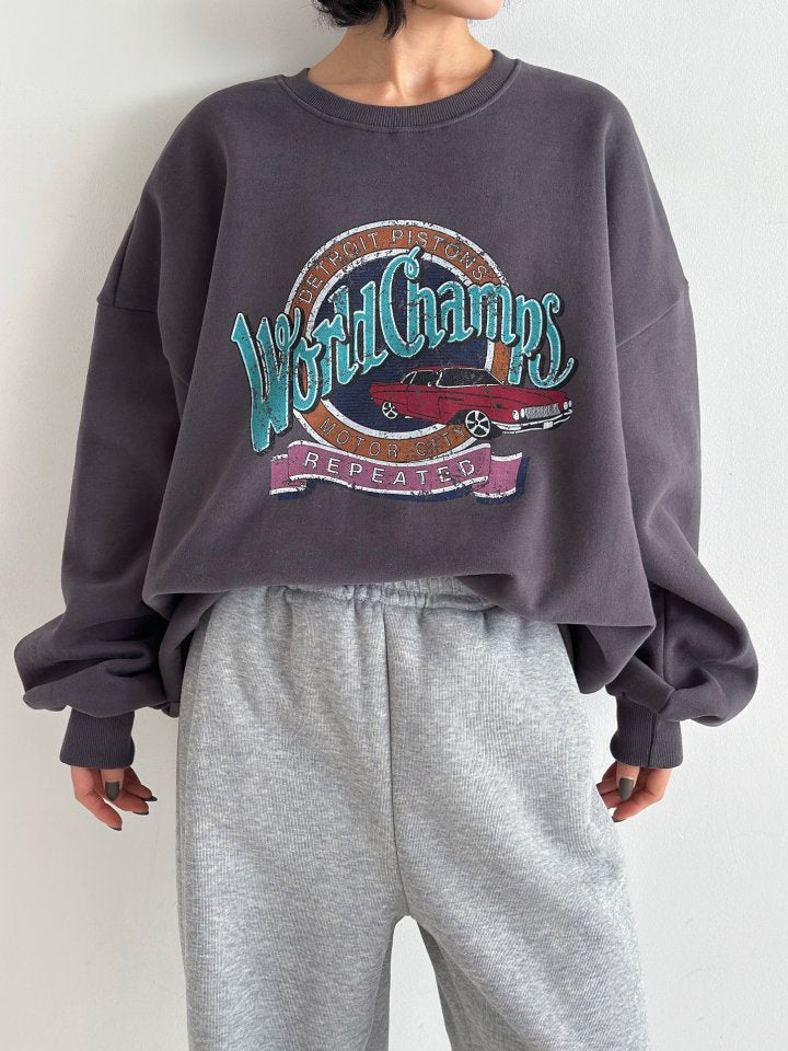 Vintage Car World Champs Fleece Sweatshirt