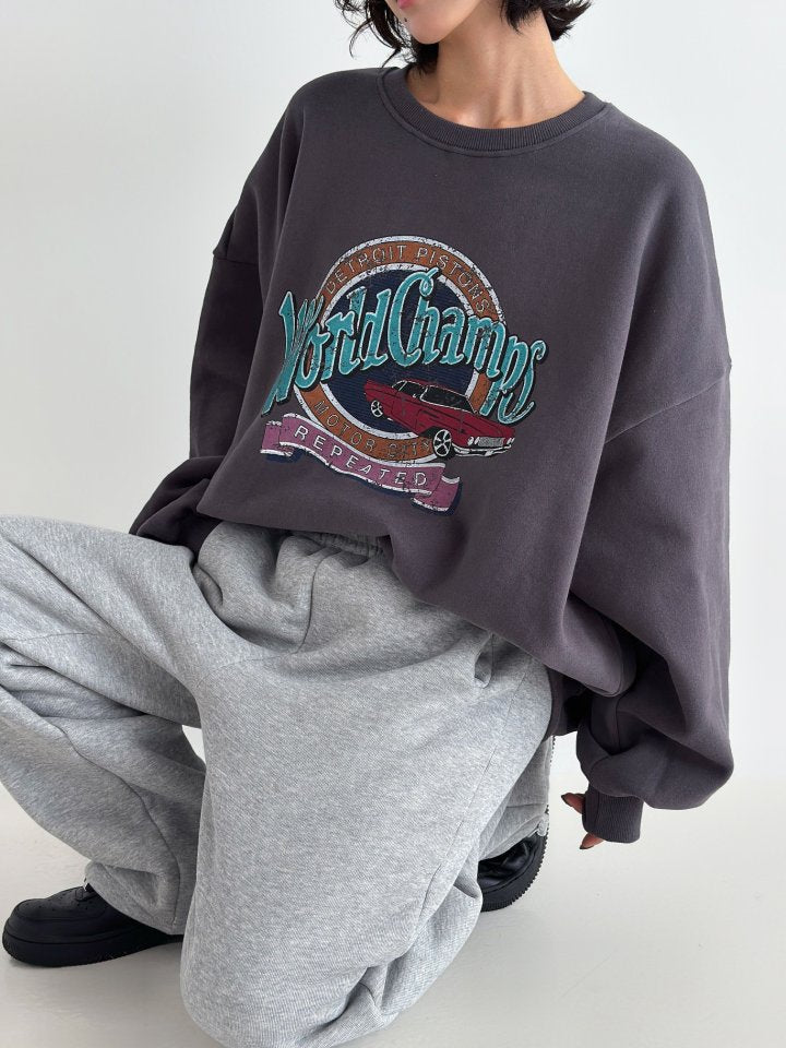 Vintage Car World Champs Fleece Sweatshirt