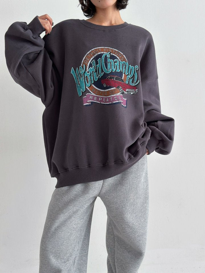 Vintage Car World Champs Fleece Sweatshirt