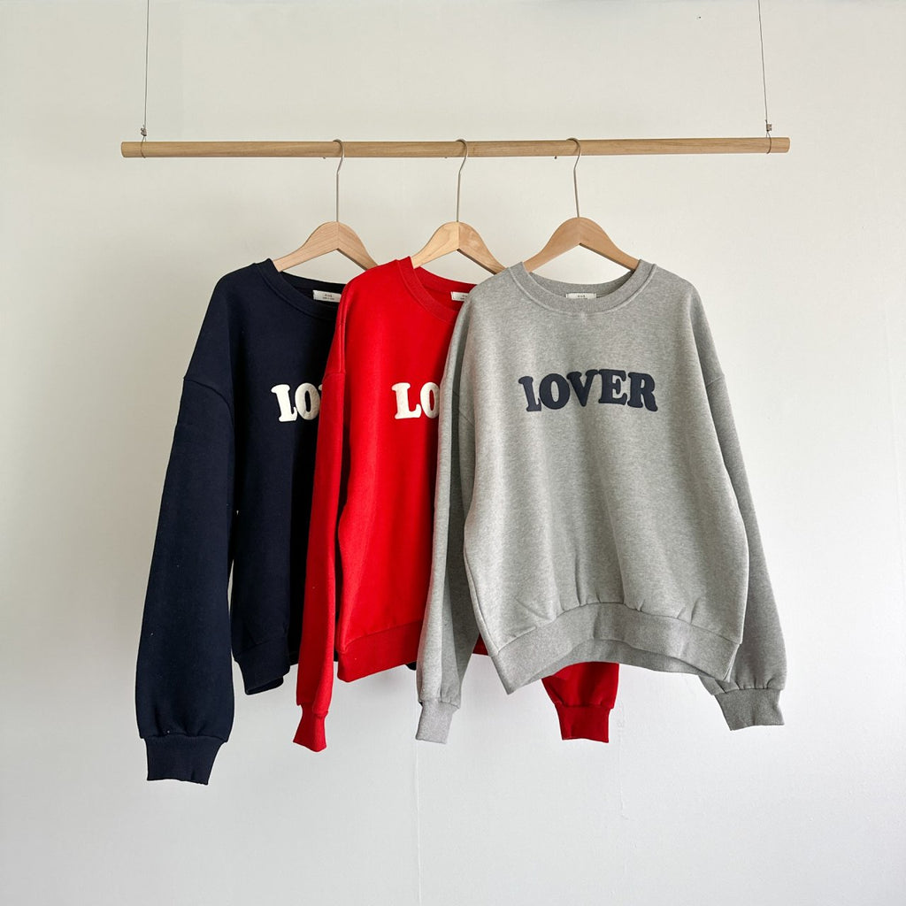 Lover Classic Lettering Sweatshirt