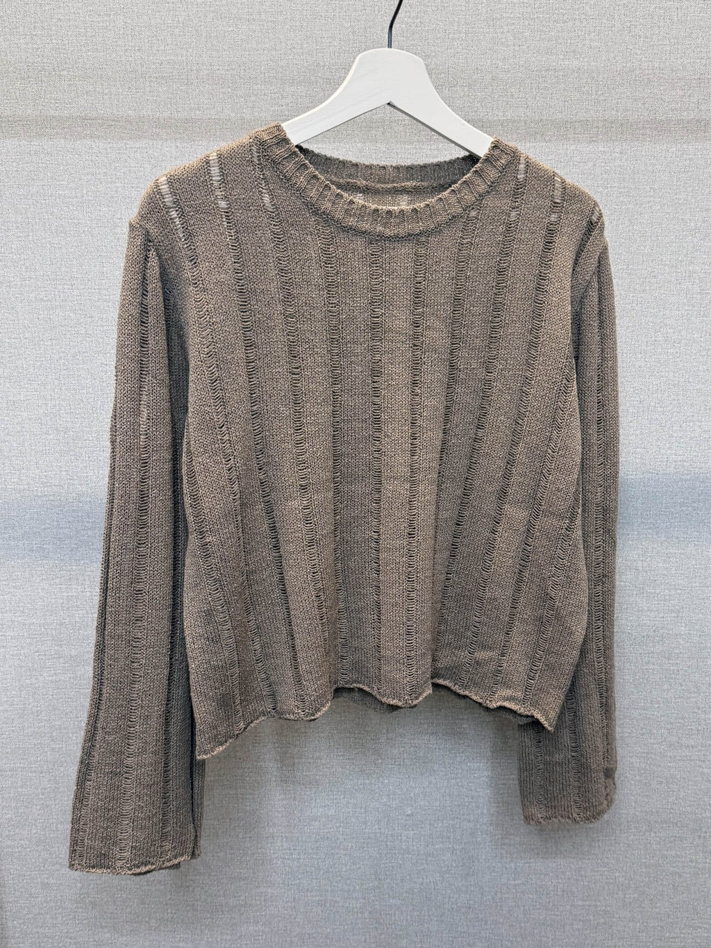 Soft Breeze Rib Knit Pullover Made in Korea - Luckyplanetusa