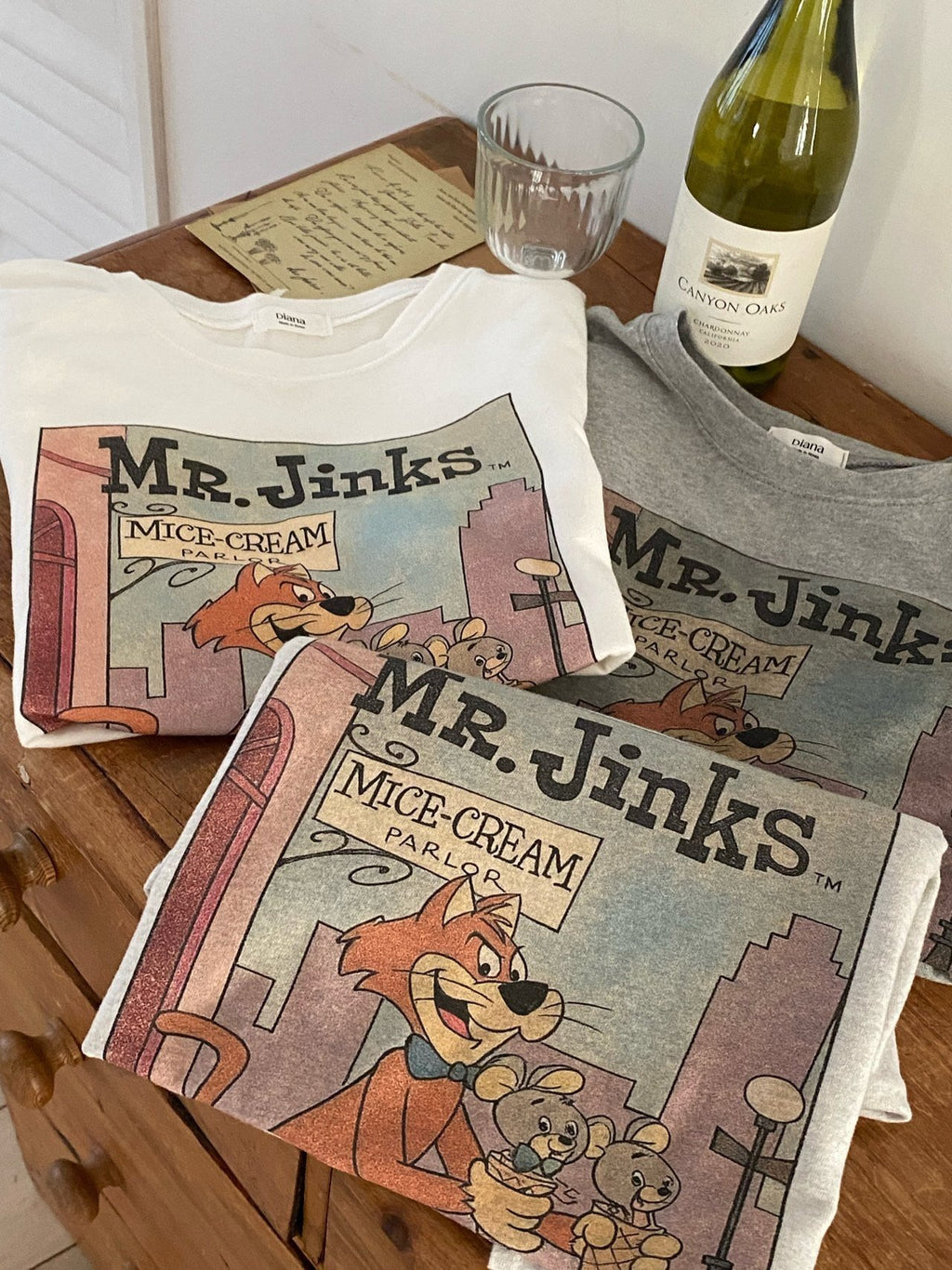 Mr. Jinks Vintage Washed Cotton Tee - Luckyplanetusa