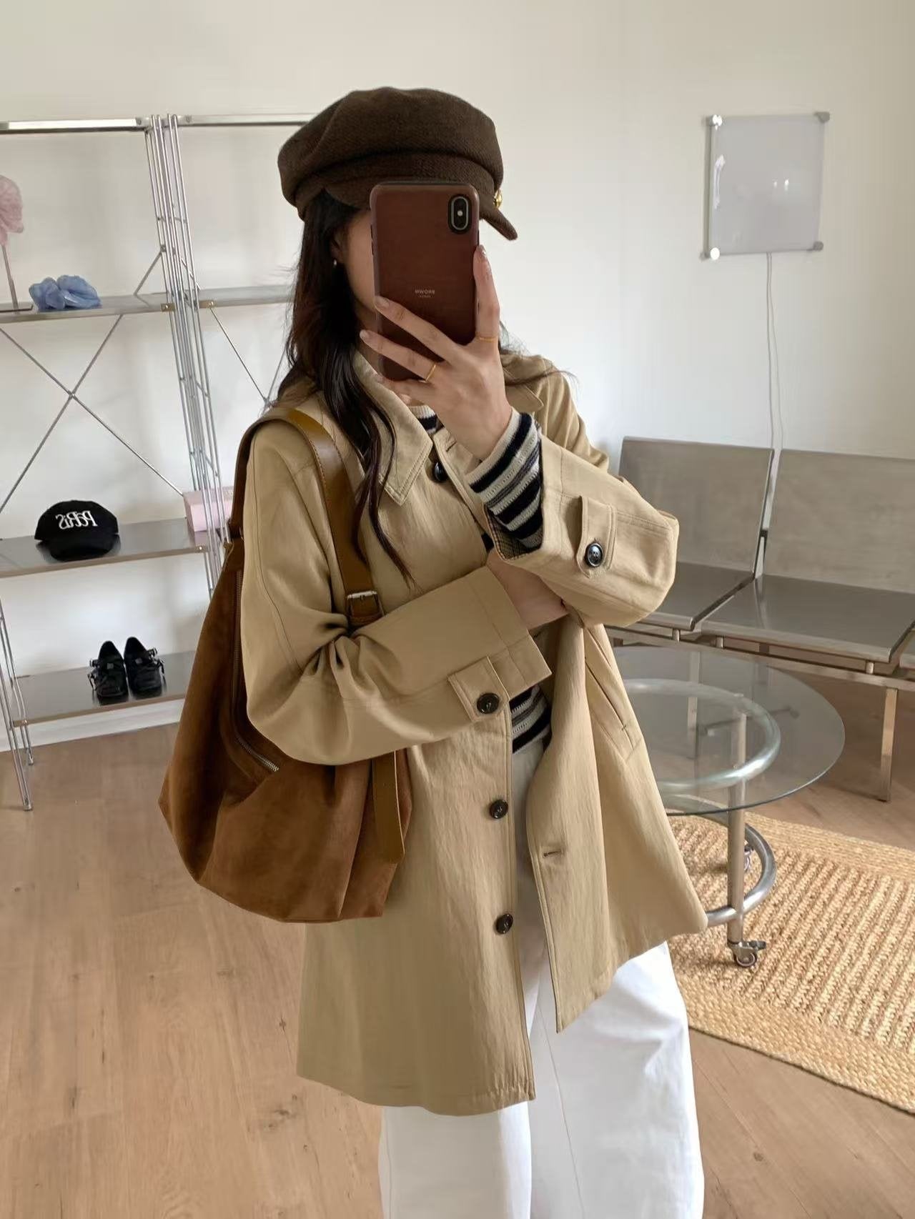 Rachel Soft Suede Daily Hobo Bag