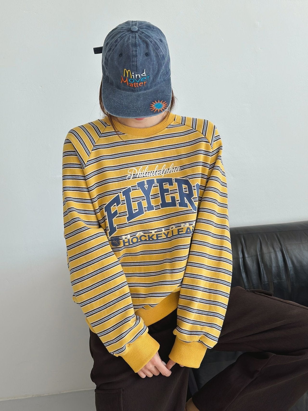 Philly Flyers Striped Cotton Sweatshirt