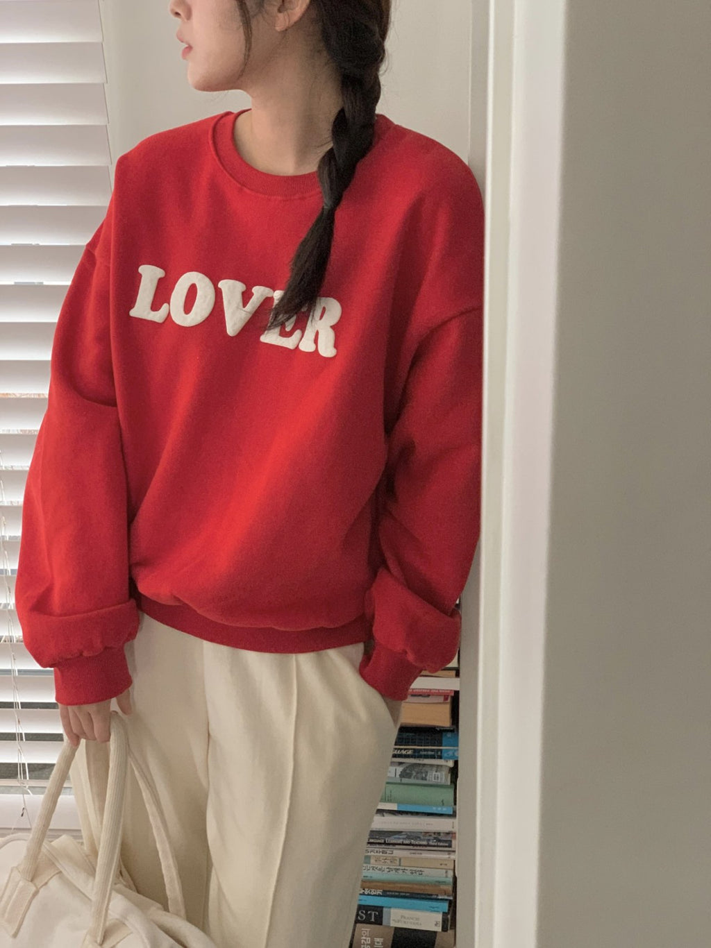Lover Classic Lettering Sweatshirt