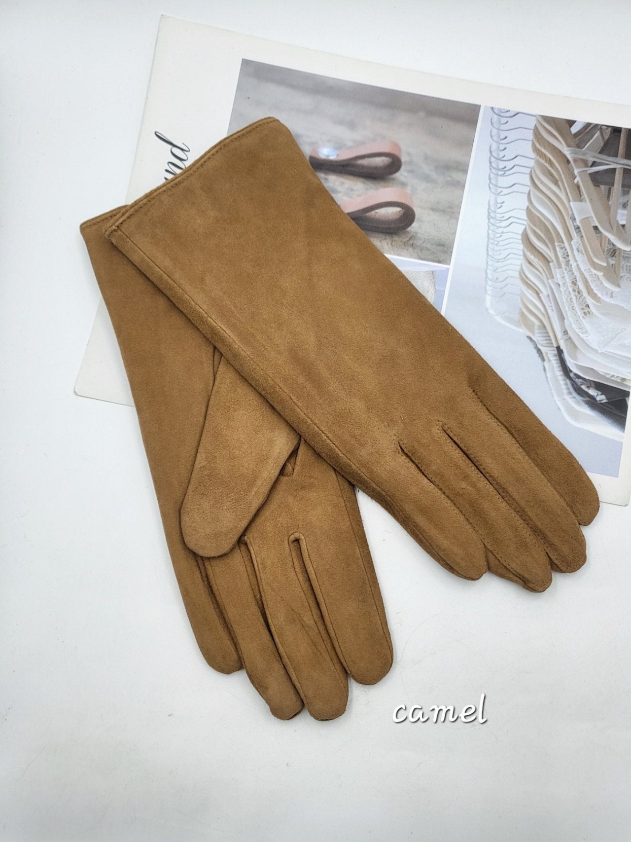 100% Sheepskin Long Gloves – Made in Korea