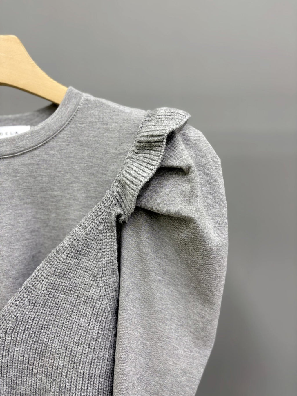 Romantic Layered Knit Ruffle Top