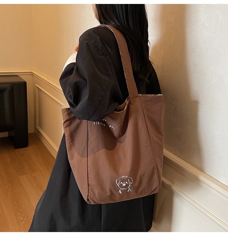 Reversible Check Daily Tote Bag