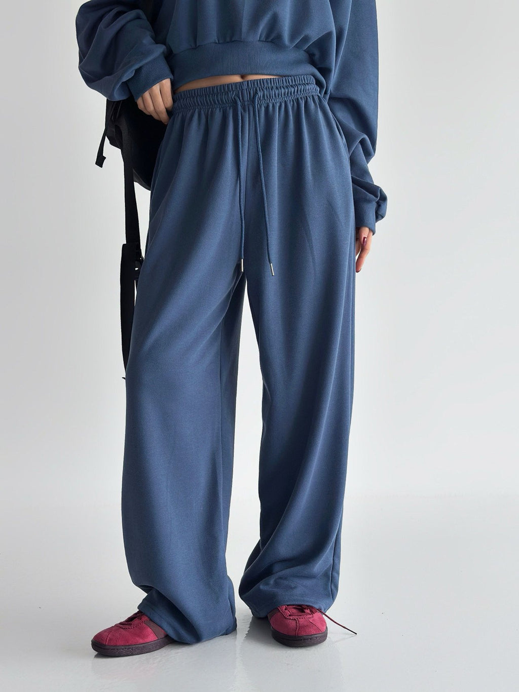 Ultra Soft Relax Fit Daily Training Set Loose Crop length