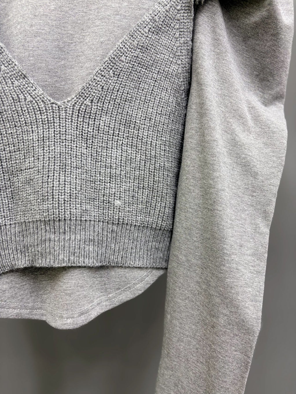 Romantic Layered Knit Ruffle Top