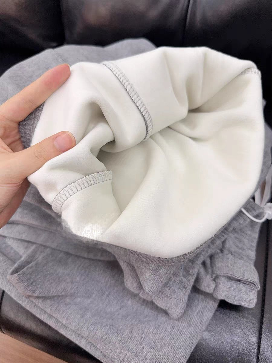 Luna Belted Wide Fleece Pants