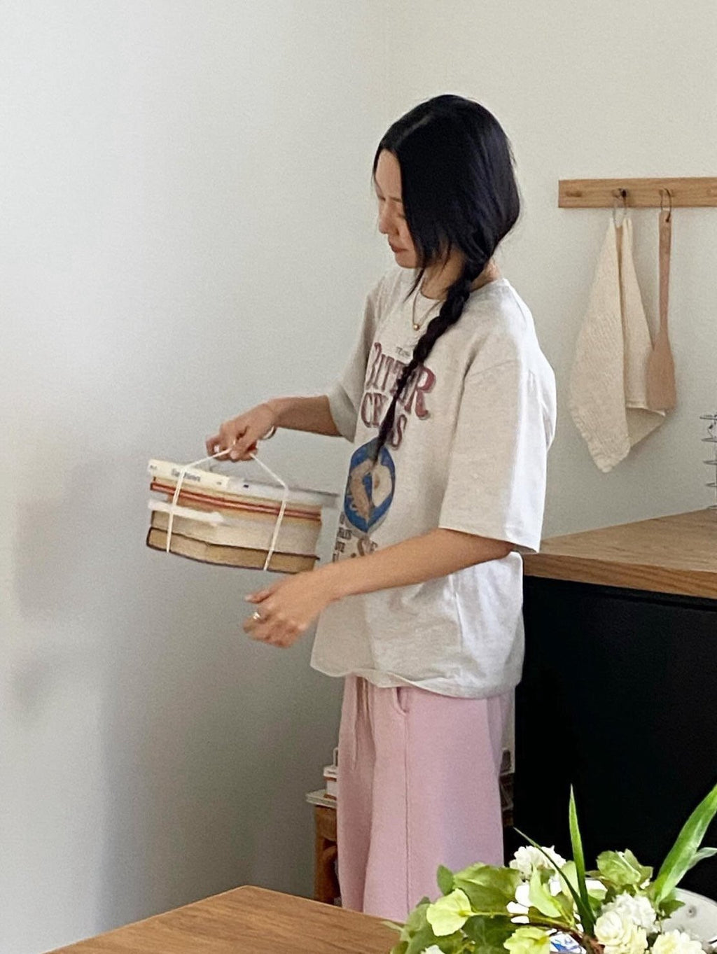 Bitter Cells Washed Cotton Lounge Tee Made in Korea - Luckyplanetusa
