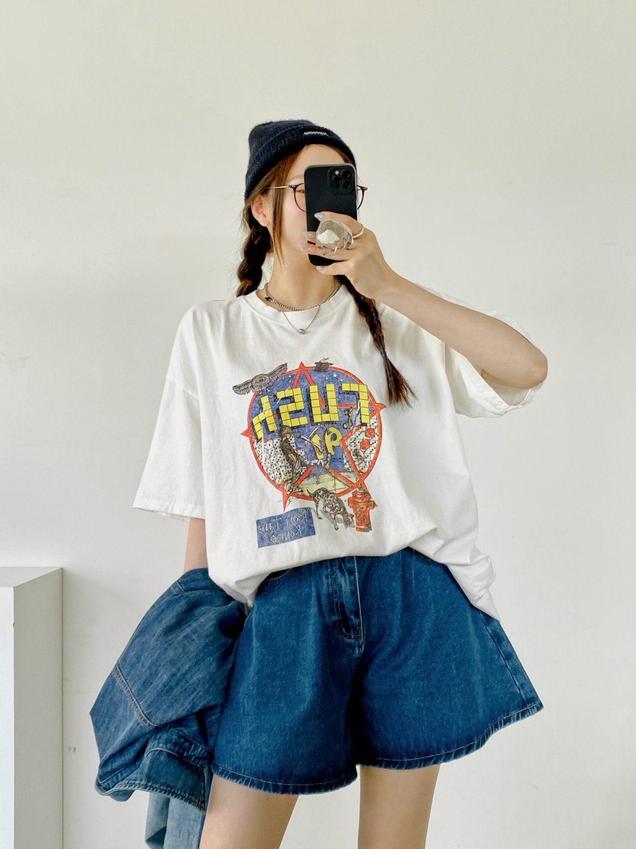 Vintage Rush 97 Distressed Graphic Tee - Luckyplanetusa