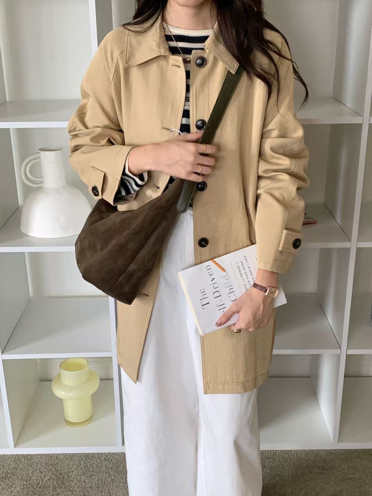 Rachel Soft Suede Daily Hobo Bag