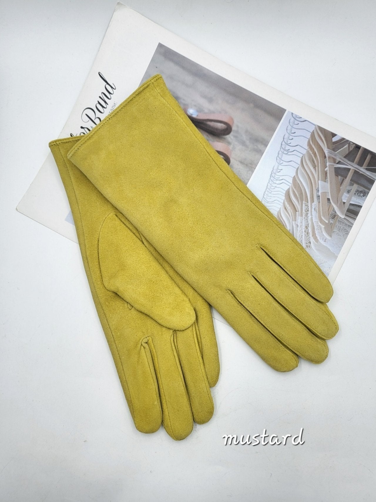 100% Sheepskin Long Gloves – Made in Korea