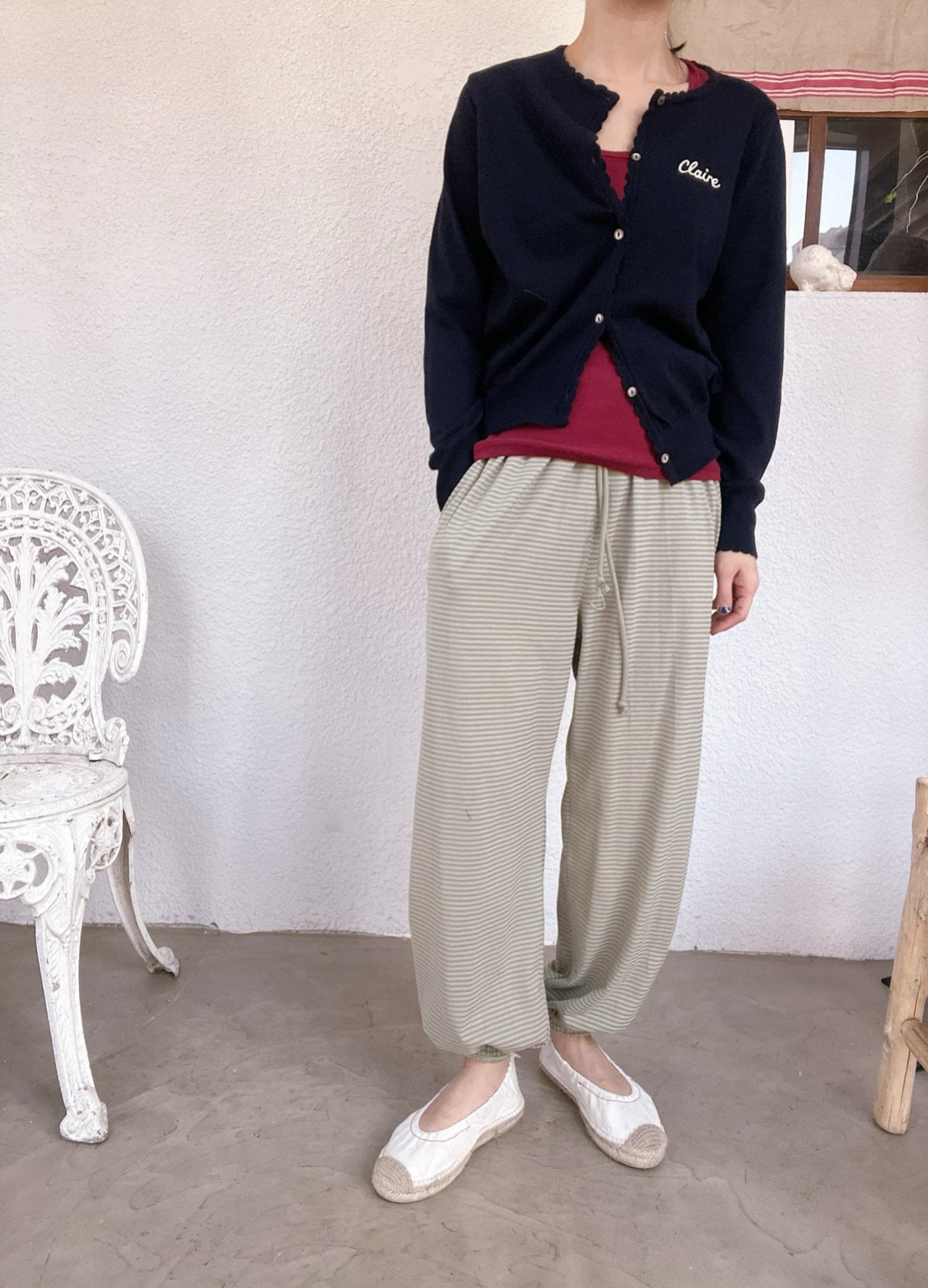 Claire Soft Wool Scallop Cardigan