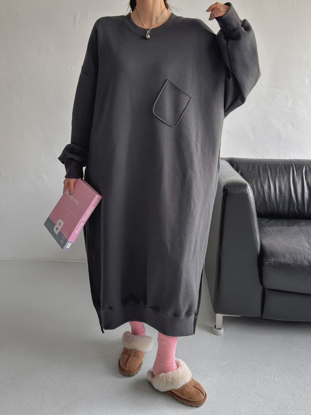 Cozy Long Fleece Ops — Made in Korea
