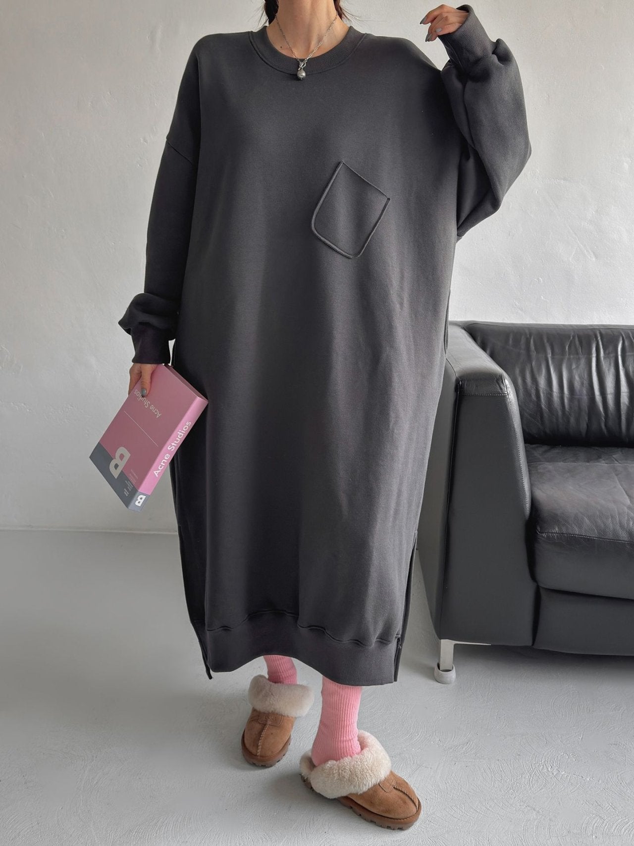 Cozy Long Fleece Ops — Made in Korea