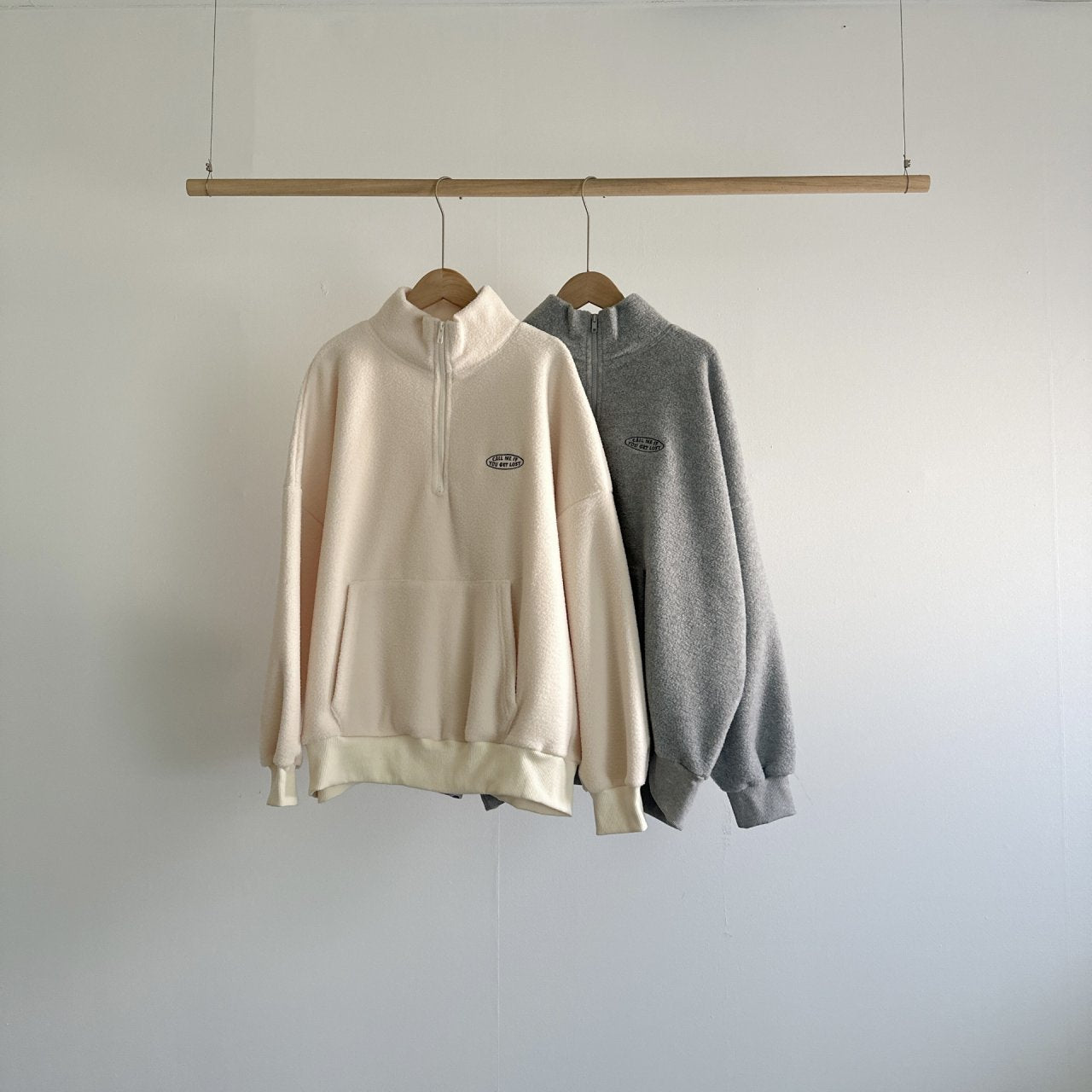 Call Me Half-Zip Fleece Pullover