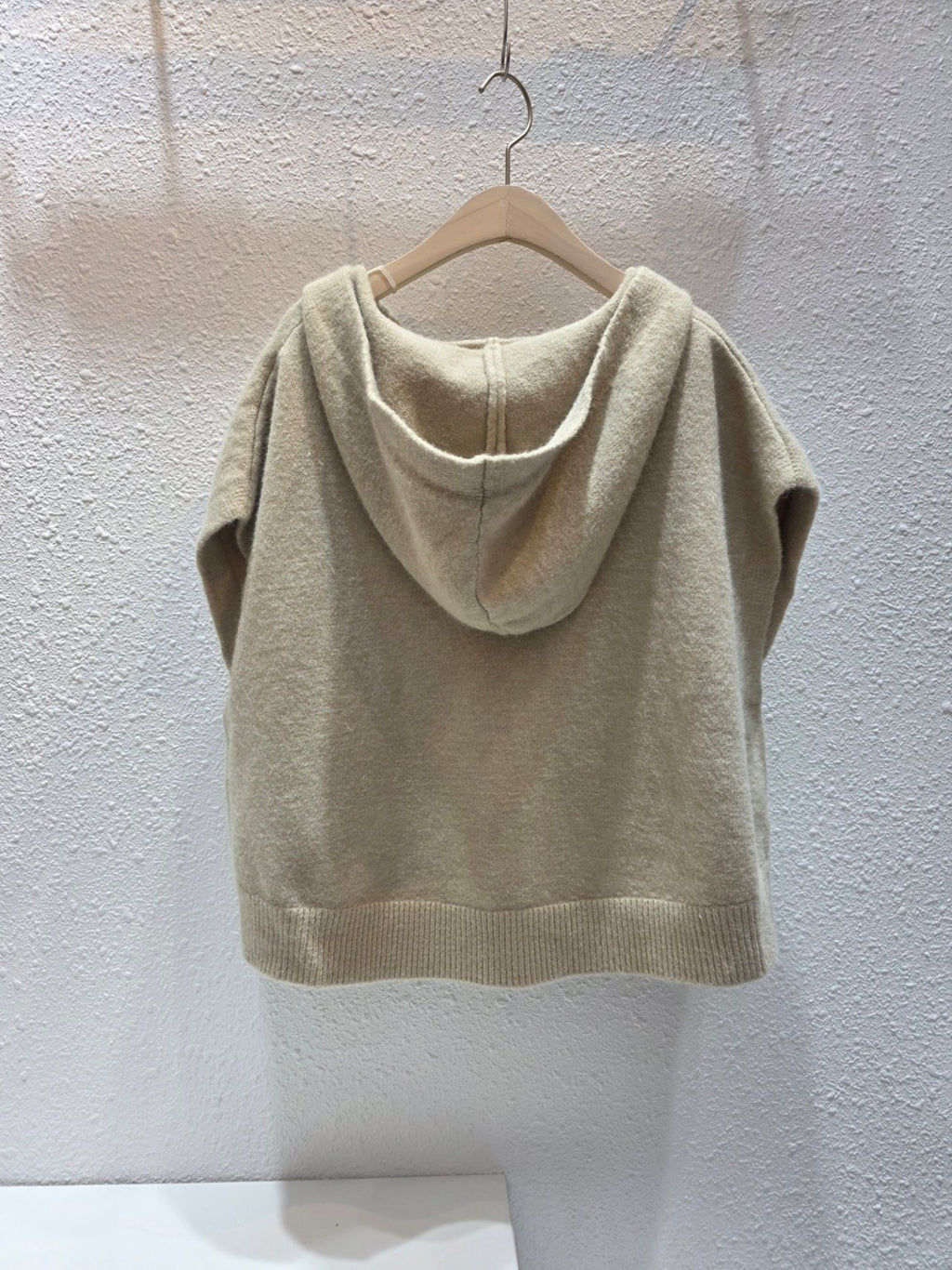 Amanda Hooded Knit Vest  Free Size Relaxed fit