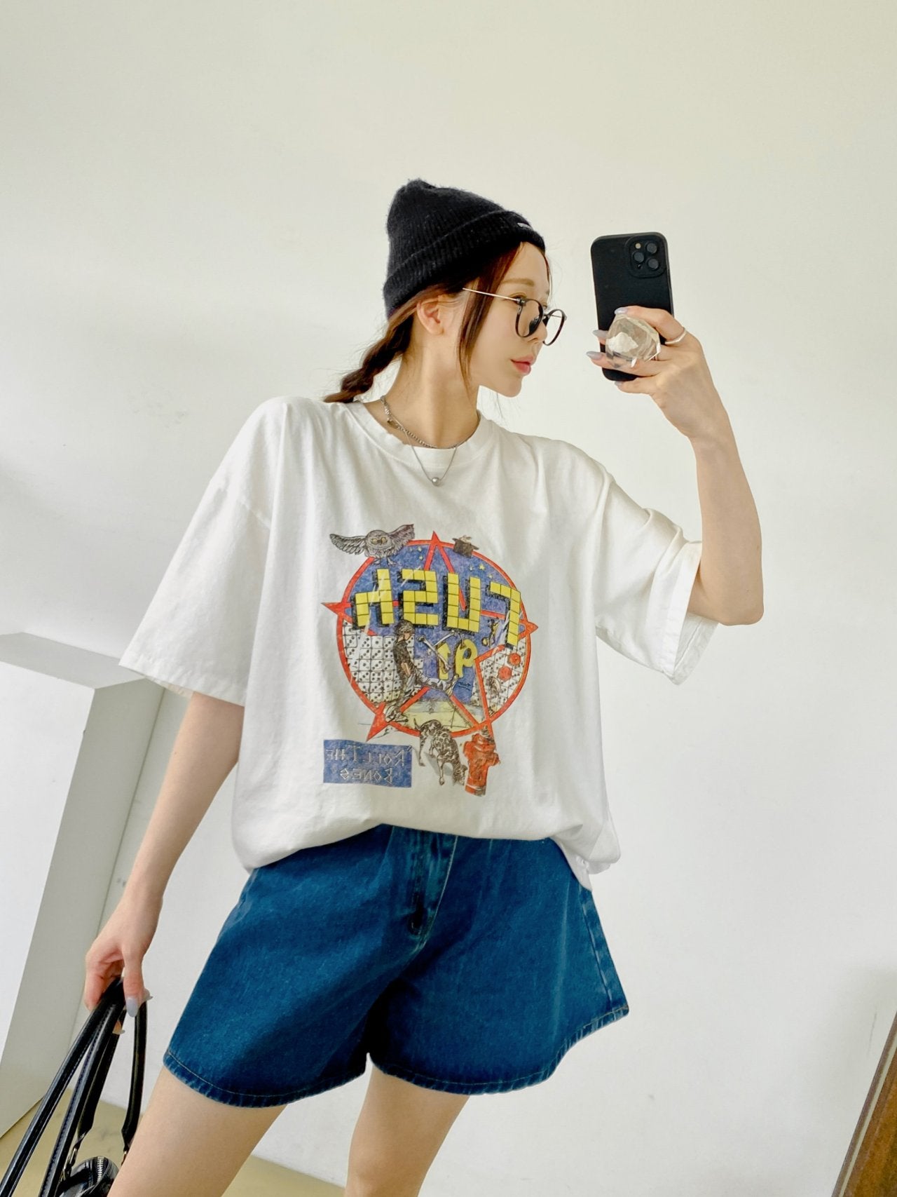 Vintage Rush 97 Distressed Graphic Tee - Luckyplanetusa