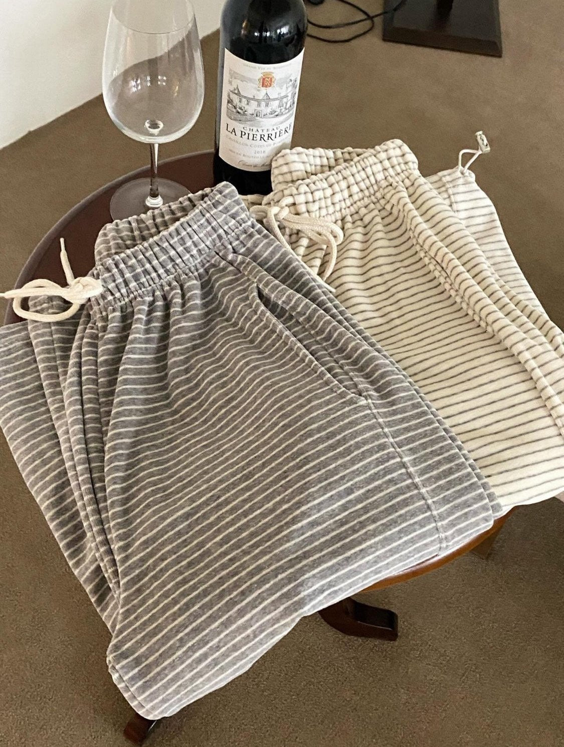 Velvet Stripe Cozy Lounge Pants