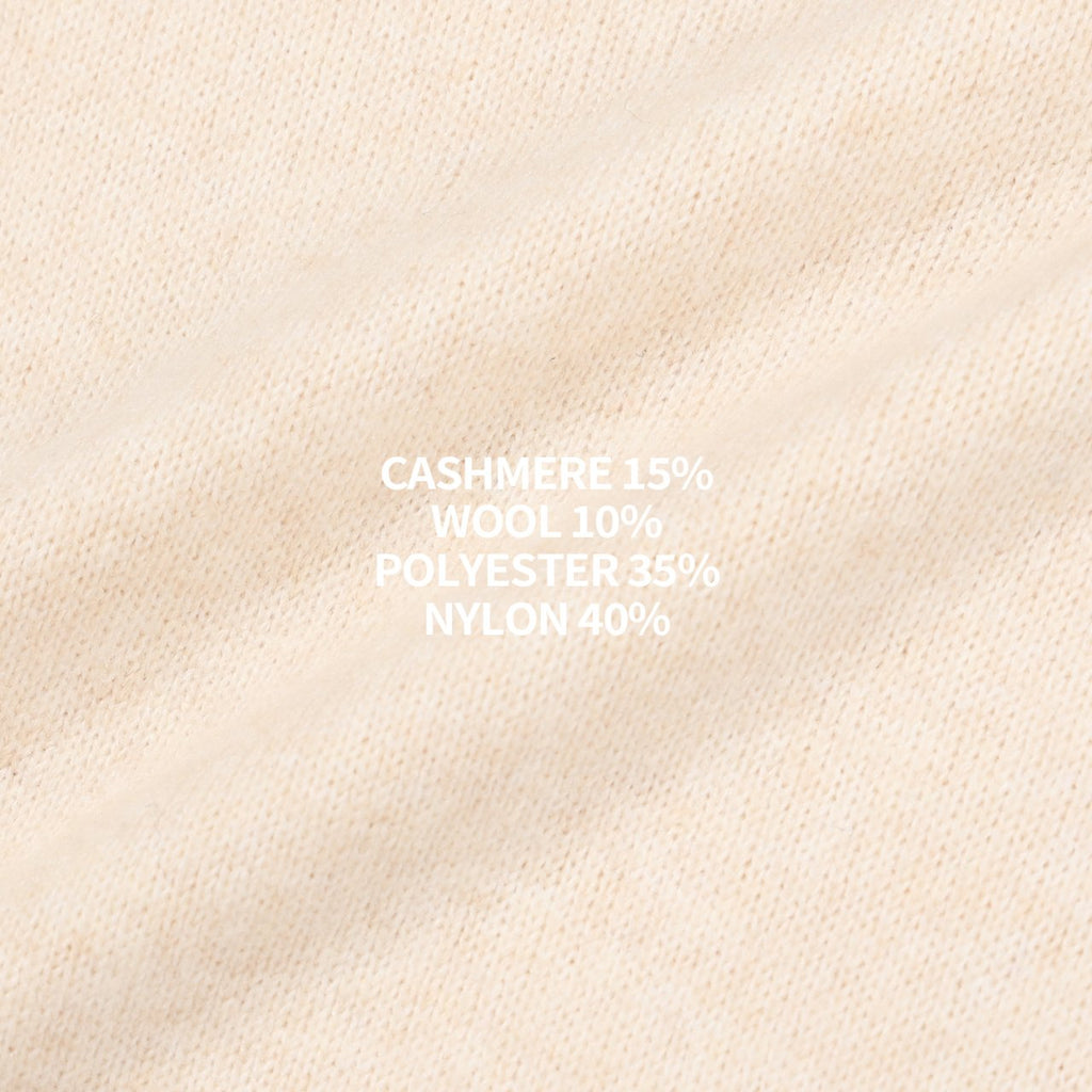 B-Point Cash Intarsia Collar Knit Made in Korea