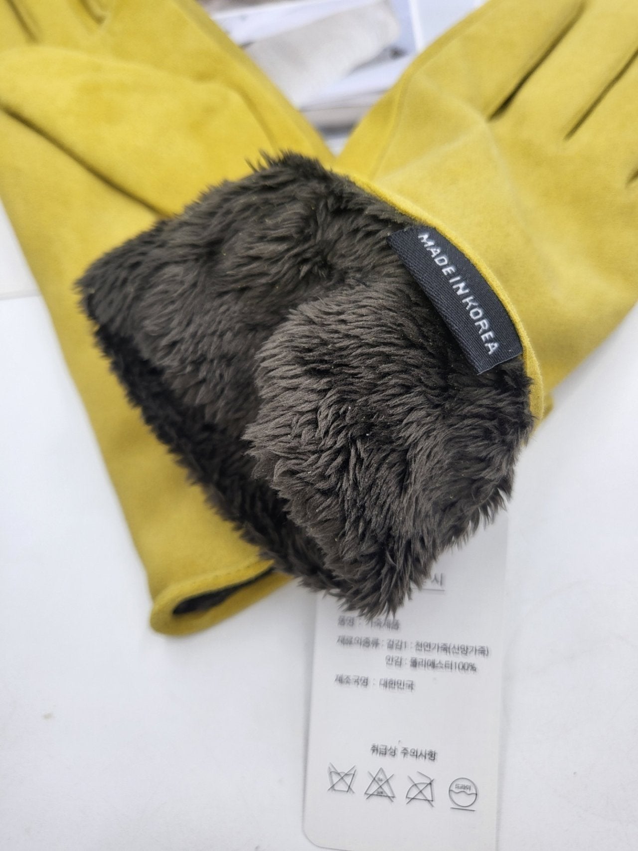 100% Sheepskin Long Gloves – Made in Korea