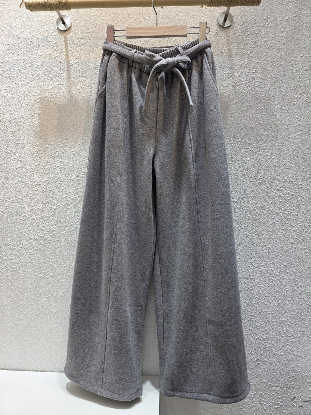 Luna Belted Wide Fleece Pants