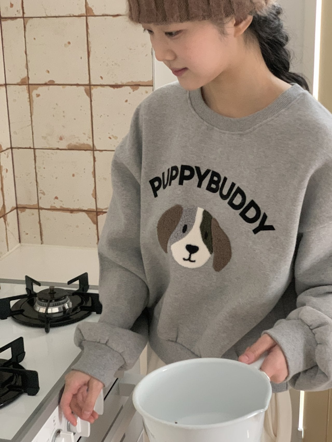 PuppyBuddy Cozy Graphic Sweatshirt