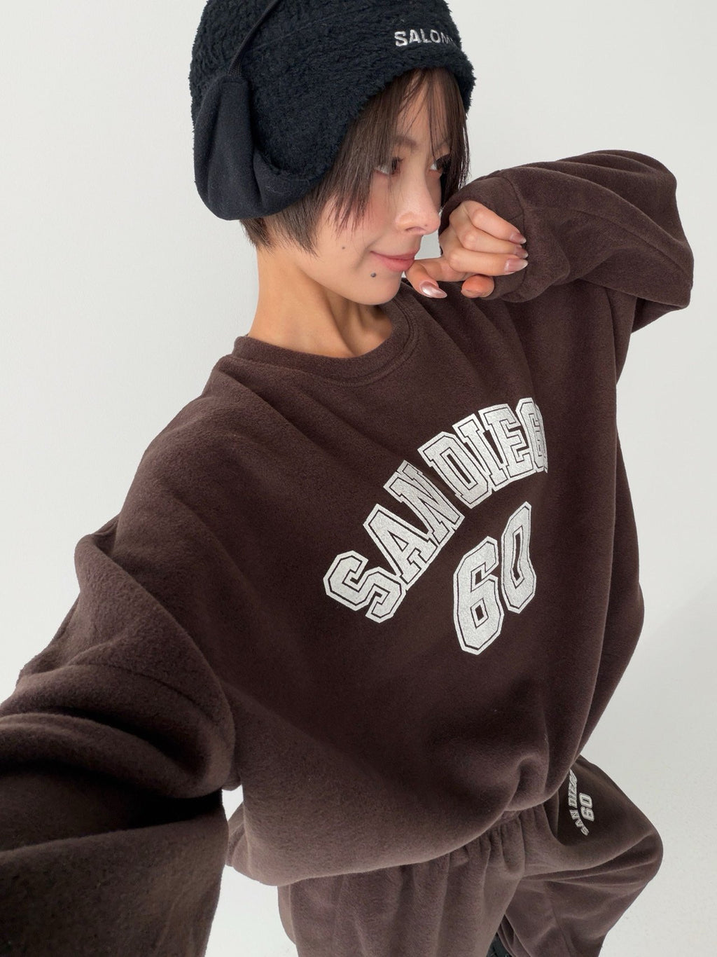 San Diego 60 Cozy Fleece Sweat Set Made in Korea