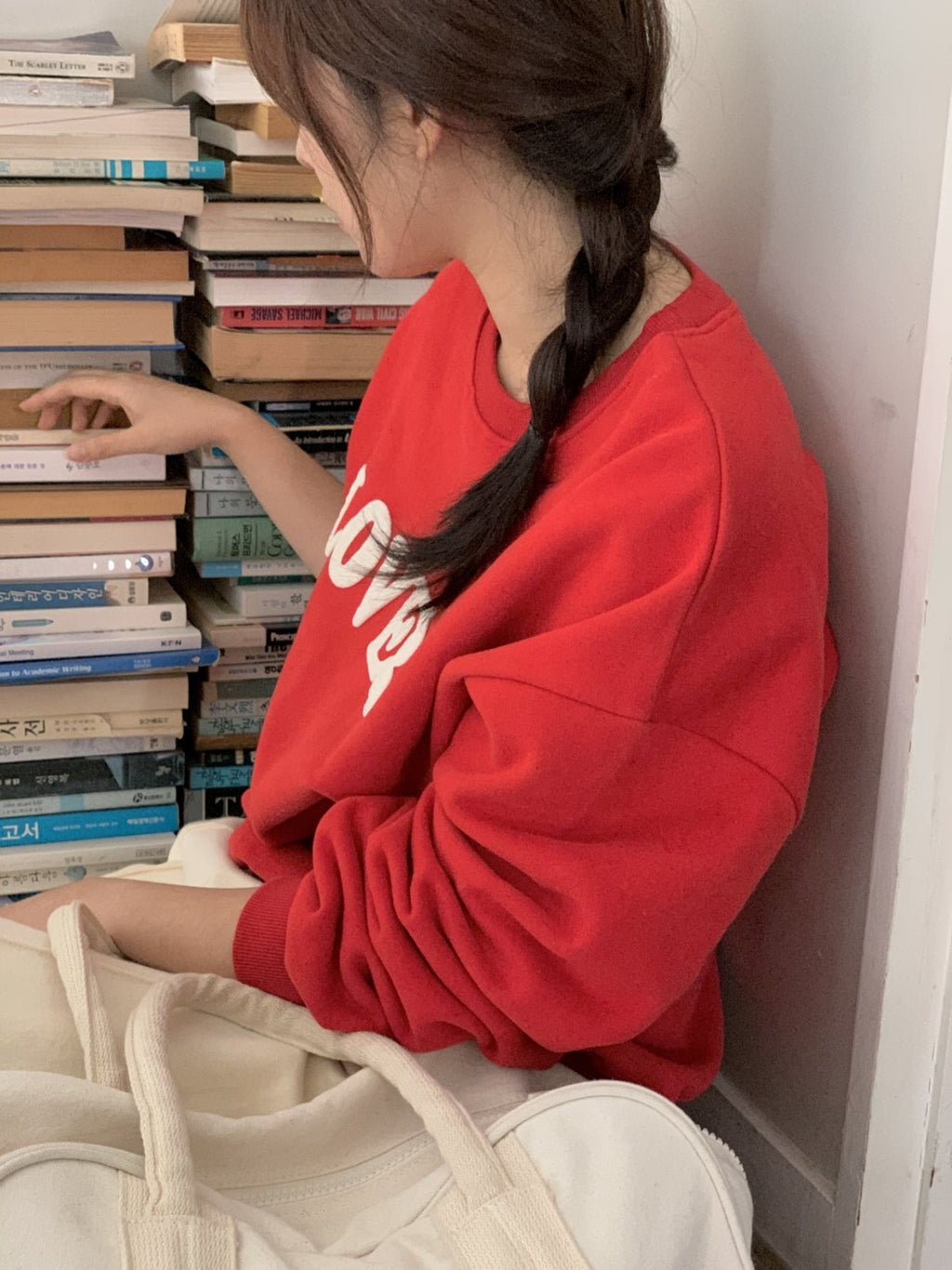 Lover Classic Lettering Sweatshirt